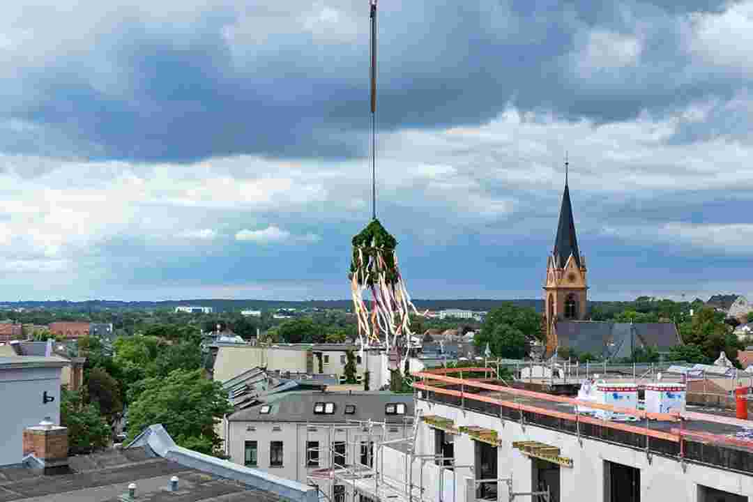 Halle (Saale) - Richtfest für Wohnquartier am Reileck 