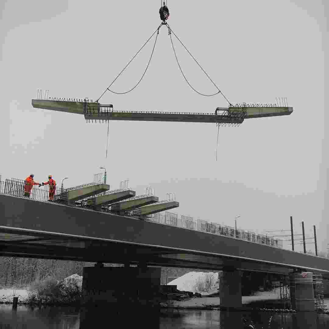 Elisabethbrücke: Trotz Winterwetters gute Fortschritte 