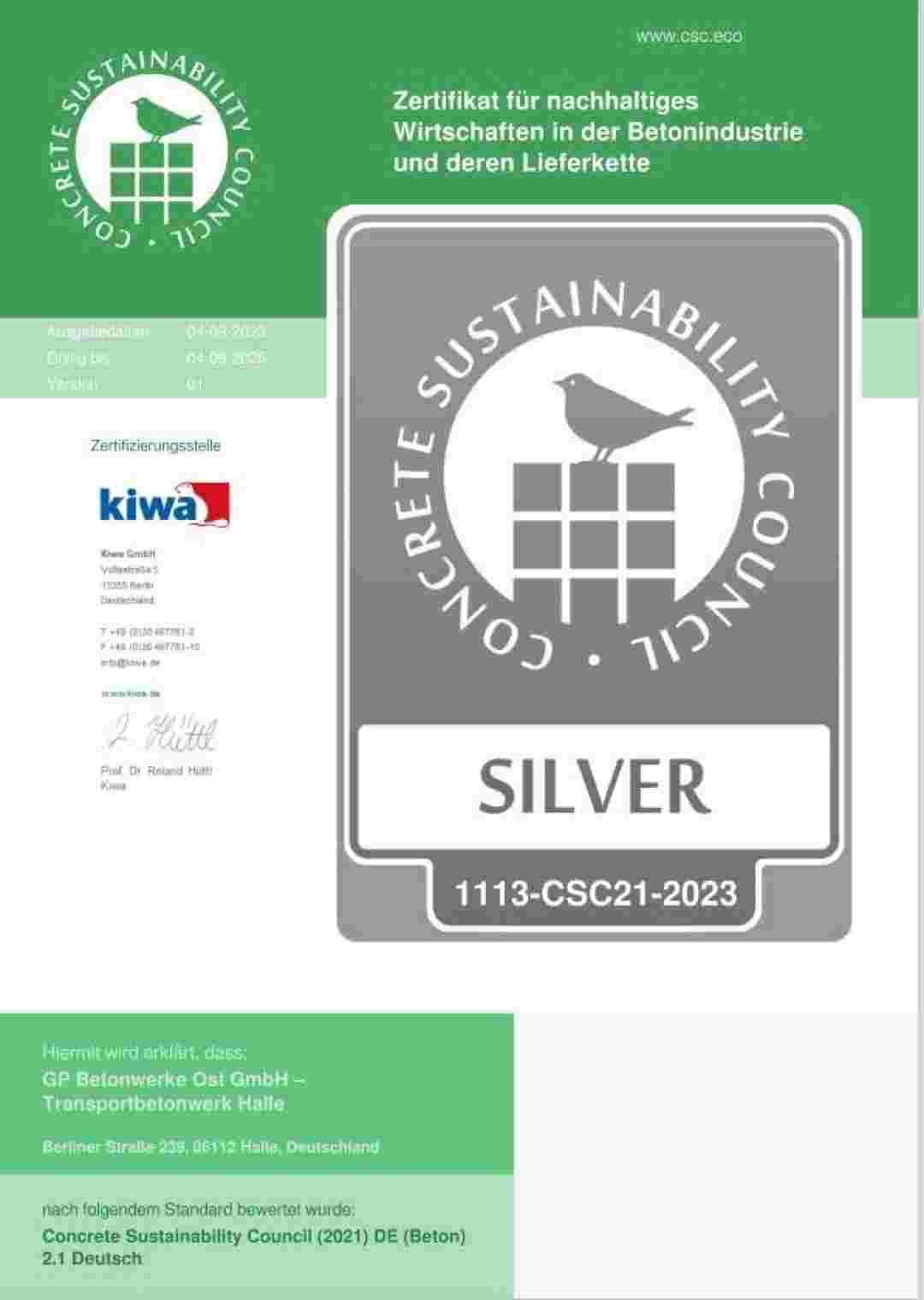 CSC-Zertifizierung 