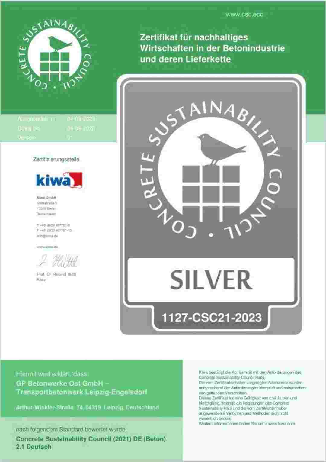 CSC-Zertifizierung 