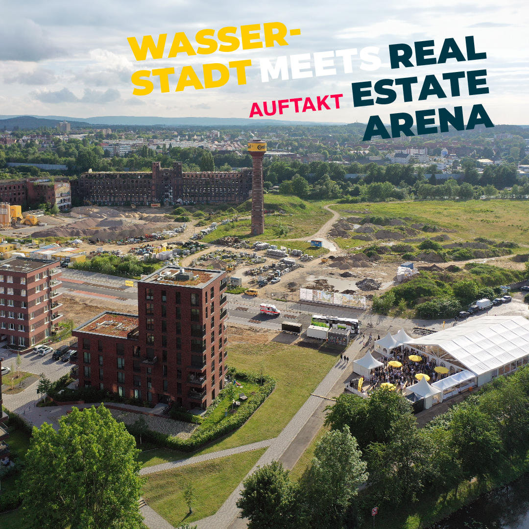 'Wasserstadt meets Real Estate Arena' - Startschuss für die Immobilienmesse REA24 Festzelt in der Wasserstadt Limmer mit über 650 Gästen