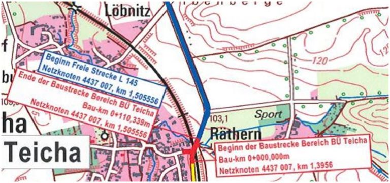 L145 freie Strecke Teicha - Nehlitz