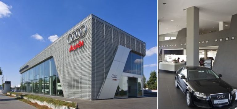 Umbau der Ausstellungshallen Audi-terminal, Potsdam-Babelsberg